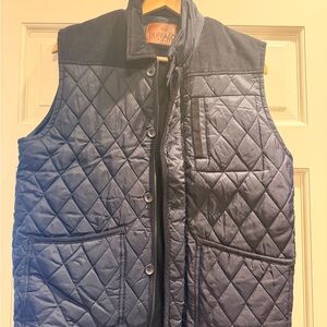 Buffalo David Bitton Navy Quilted Men's Vest